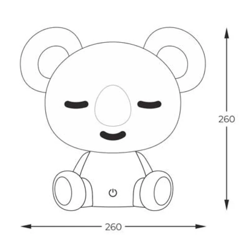 Настольная лампа KOALA (KDR-611-PK) - фото 2 Настольная лампа KOALA (KDR-611-PK) - фото 2