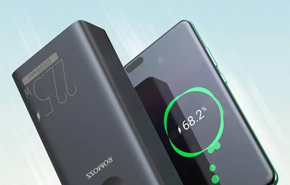 Повербанк Romoss 40000 mAh PEA40PF 22,5W Black (PEA40-152-2133H) - фото 7 Повербанк Romoss 40000 mAh PEA40PF 22,5W Black (PEA40-152-2133H) - фото 7