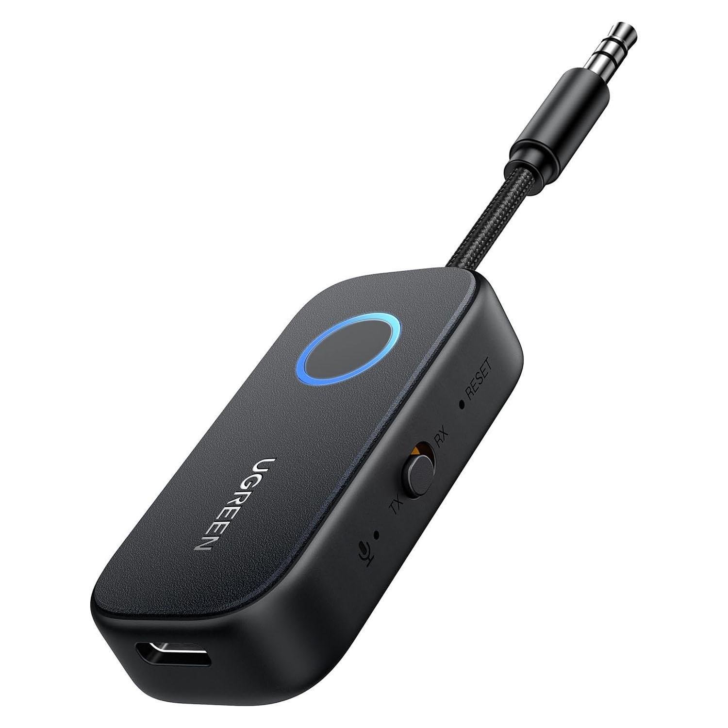 Bluetooth-адаптер аудио UGREEN CM672 3,5 мм 2в1 Черный (35222)