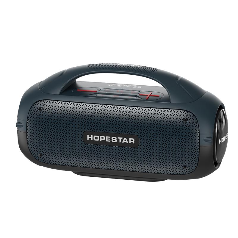 Портативна колонка бездротова з мікрофоном HOPESTAR A 50 80W/Bluetooth/TWS/MP3/AUX/Mic Синій - фото 1