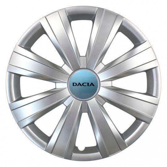 Автомобильные колпаки SKS 328 R15 с логотипом Dacia 4 шт. Серебристый