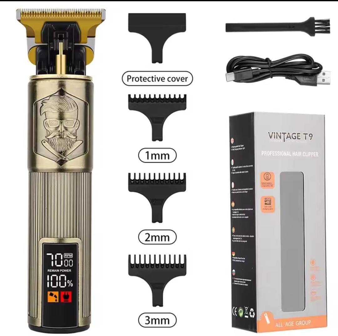 Триммер Vintage T9 для бритья и стрижки бороды и волос - фото 2 Триммер Vintage T9 для бритья и стрижки бороды и волос - фото 2
