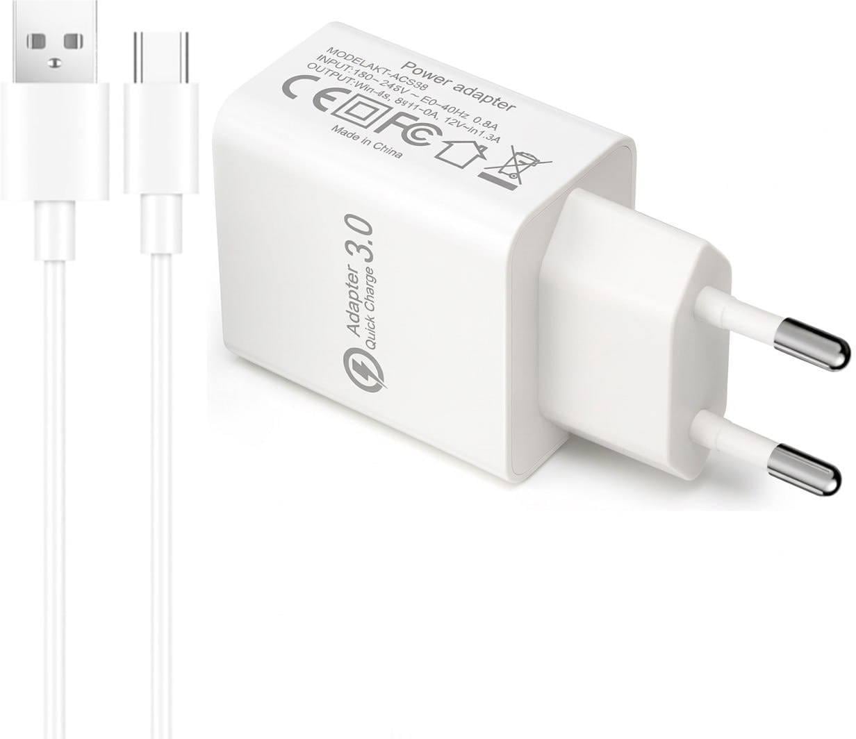 Комплект зарядки скоростной 18W Quick Charge 3.0 блок питания и кабель (9/949)