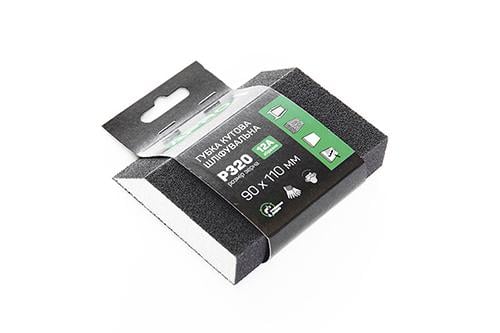 Губка абразивная Apro четырехсторонняя угловая P320