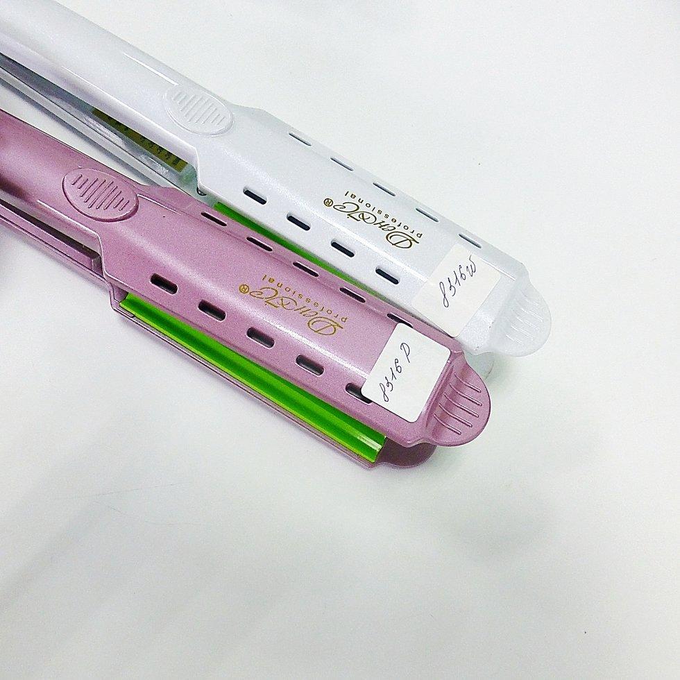 Праска-щипці гофре професійна для волосся ДенІС professional 8316P Рожевий (1453071326) - фото 2 Праска-щипці гофре професійна для волосся ДенІС professional 8316P Рожевий (1453071326) - фото 2