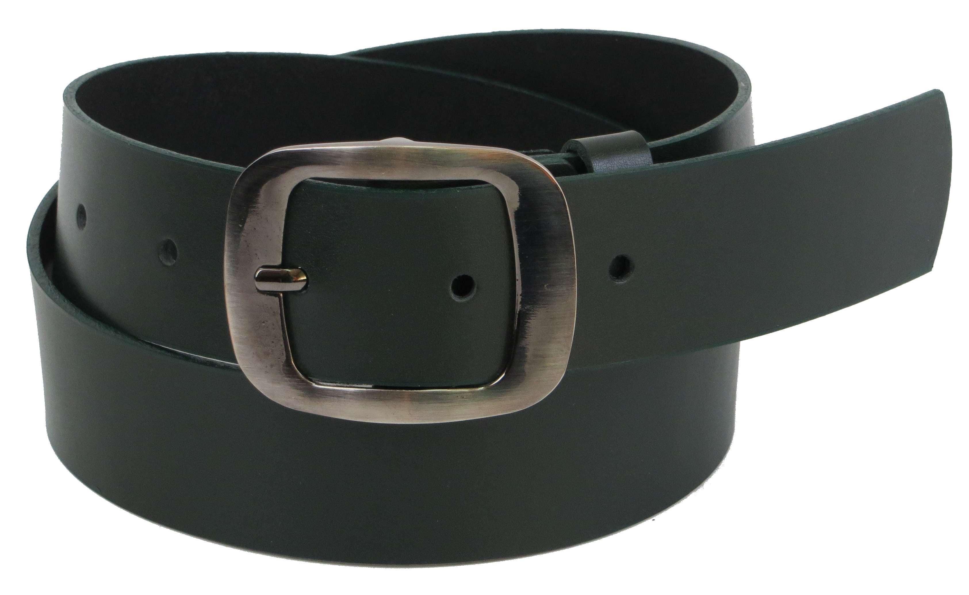 Ремень женский 4U Cavaldi кожаный Зеленый (Pd42 dark green)
