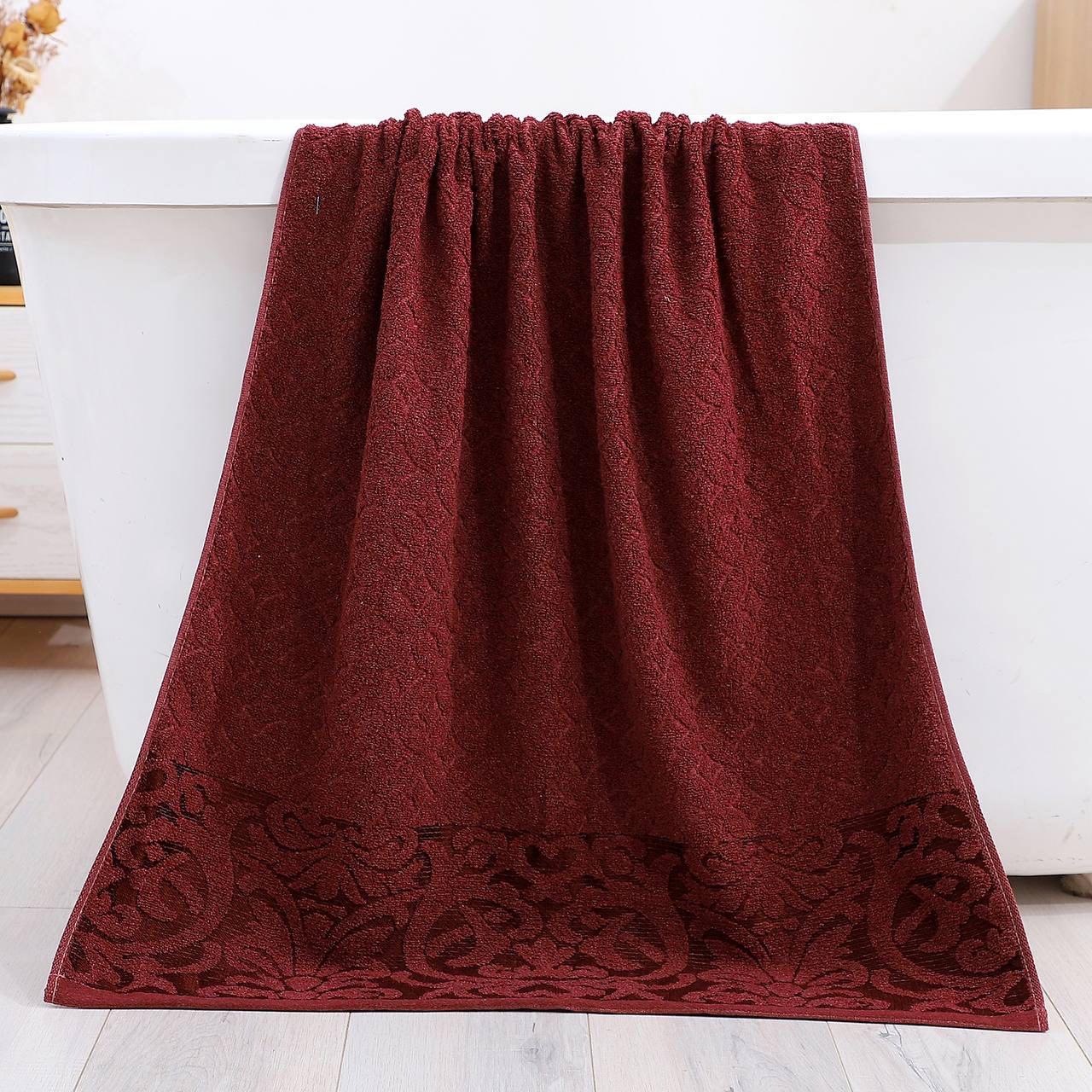 Рушник махровий Malloory Home 45x90 см Темно-теракотовий (69-4-4) - фото 1