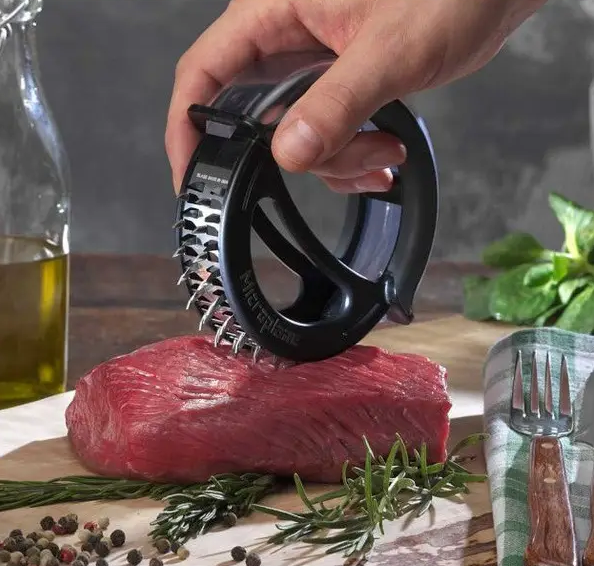 Тендерайзер-колесо для размягчения мяса Meat Tenderizer Черный (58db2207) - фото 2