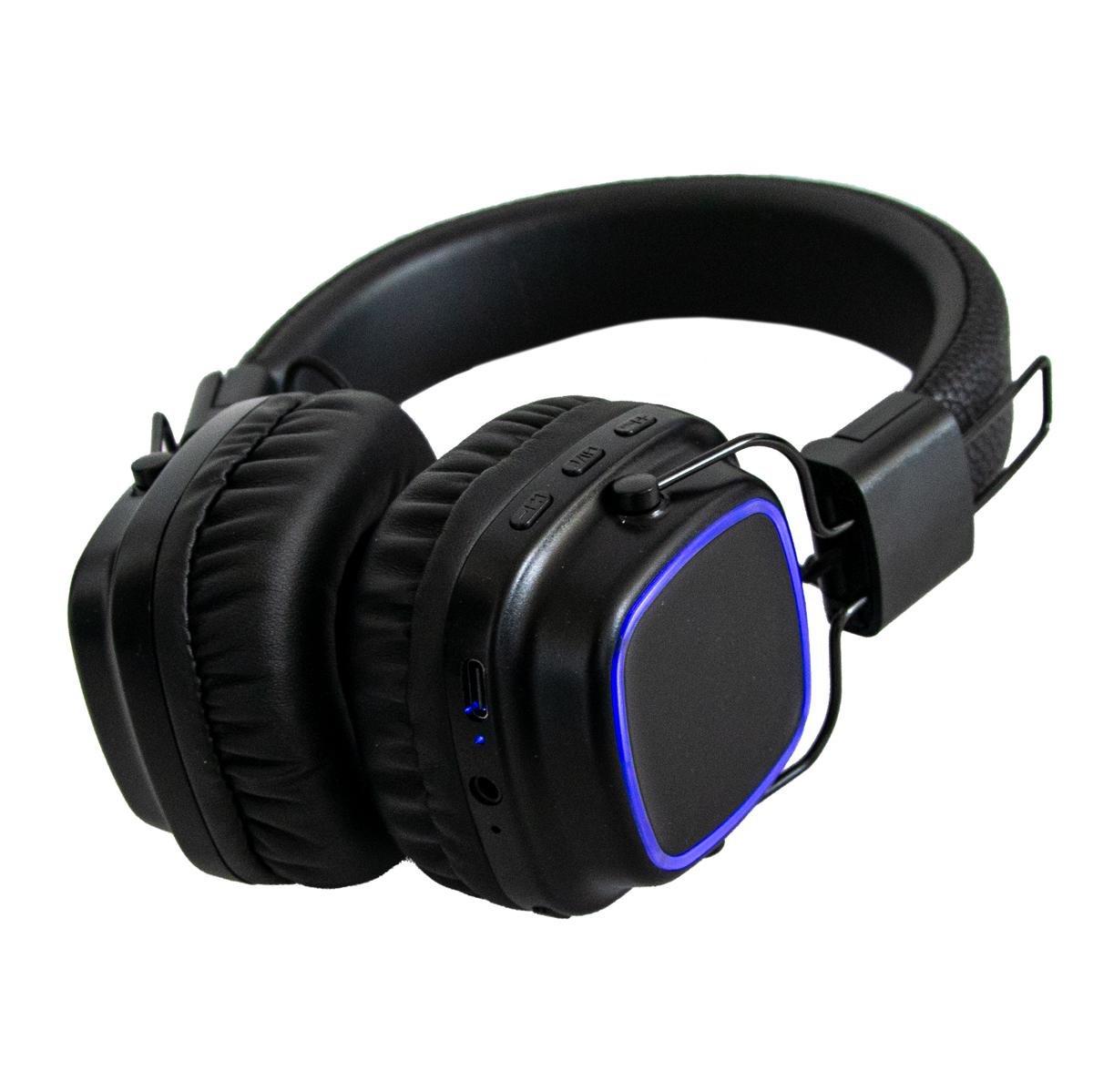 Навушники Powerful Sound XY-30 з підсвічуванням Чорний (1010683-Black) - фото 6