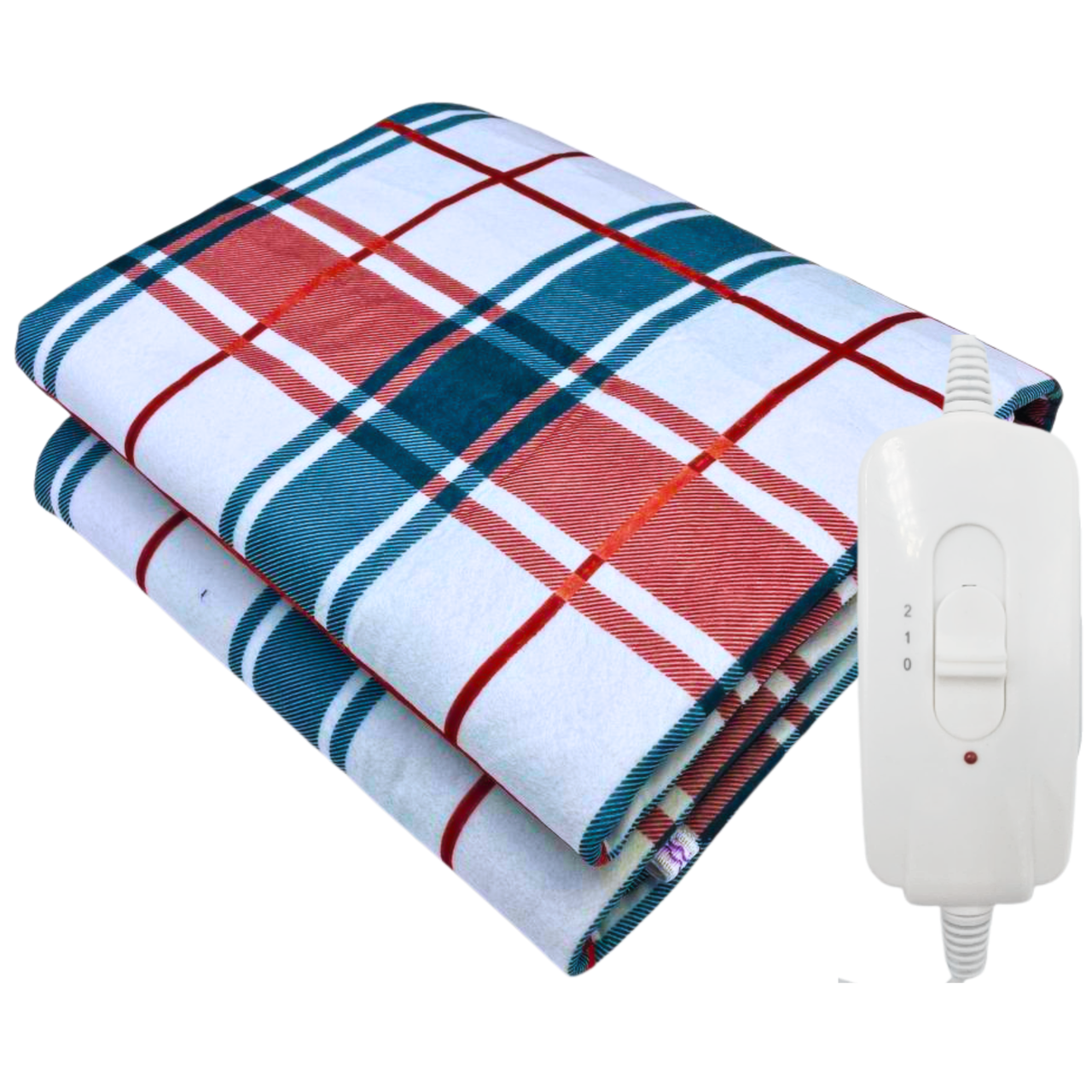 Электропростынь Electric Blanket с подогревом односпальная 100х160 см (1060) - фото 1