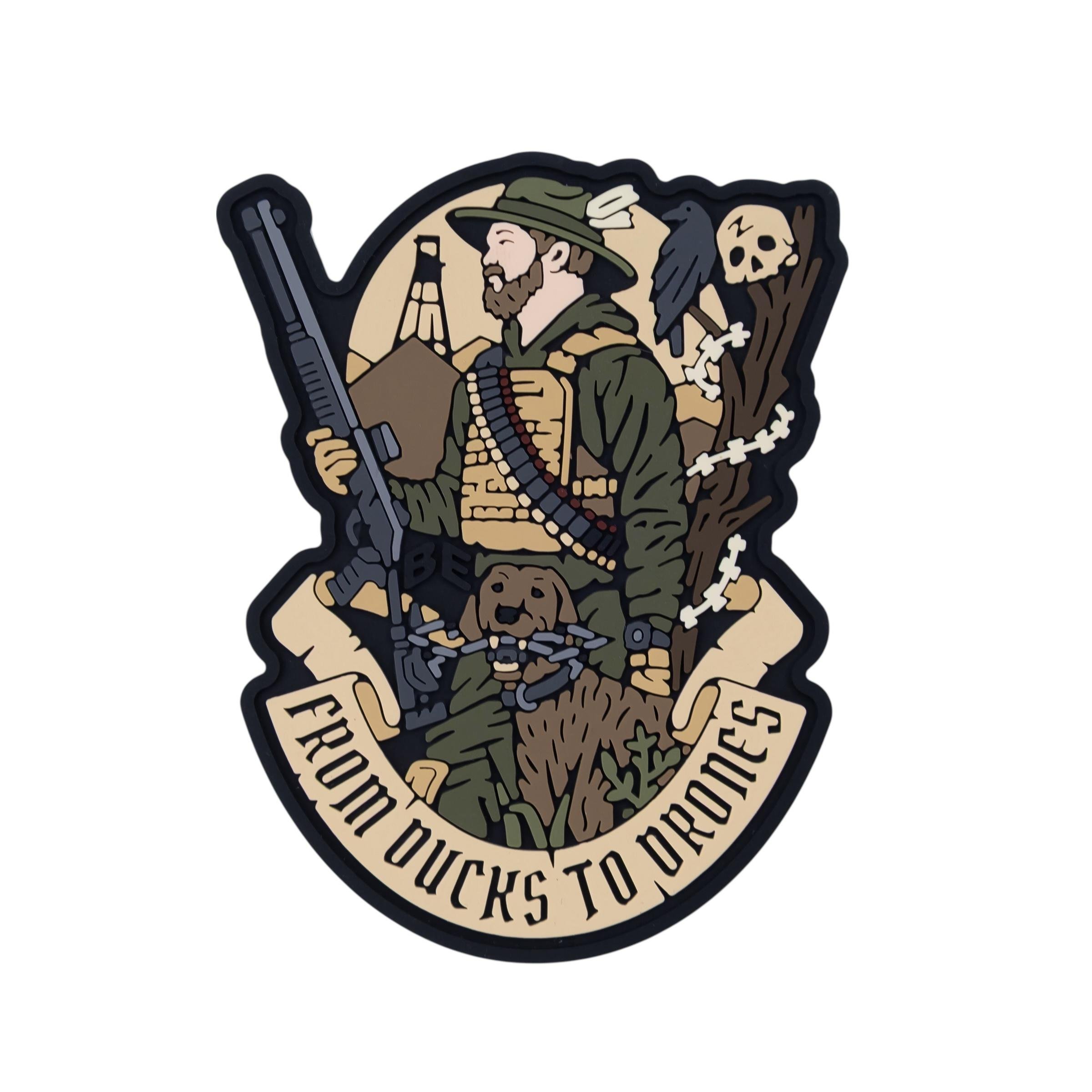 Патч ПВХ ''From ducks to drones' (BE-701)