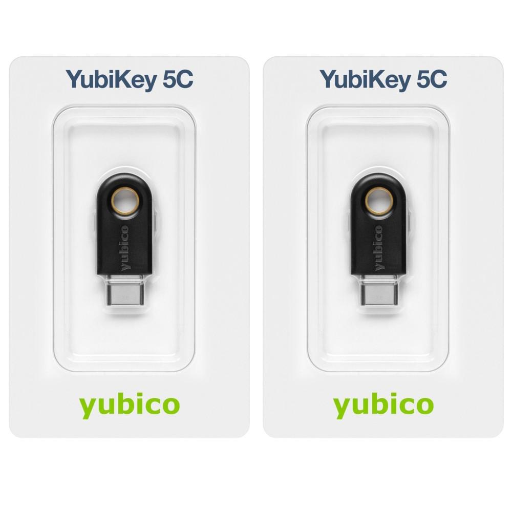 Аппаратный ключ Yubico Yubikey 5C USB Type-C 2 шт. (683068-2) - фото 2