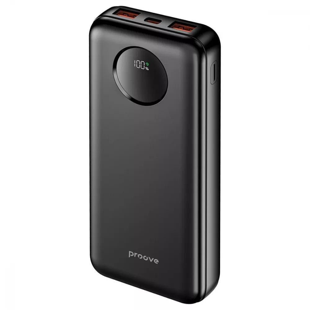Повербанк Proove Illuminator SE 10000 mAh 22,5W Type-C 2x USB Black (PBIL10212201)