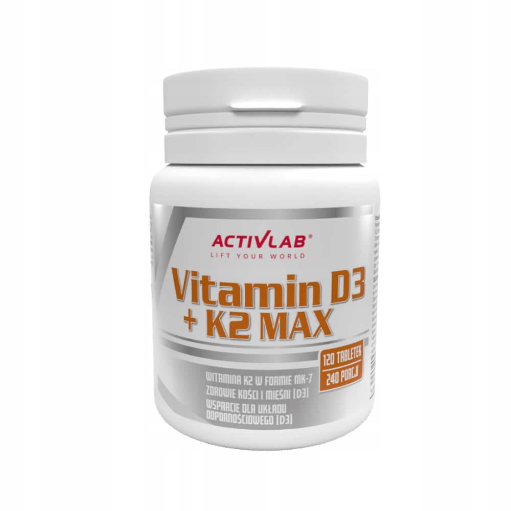Витамин Activlab Vitamin D3 K2 Max 120 таблеток
