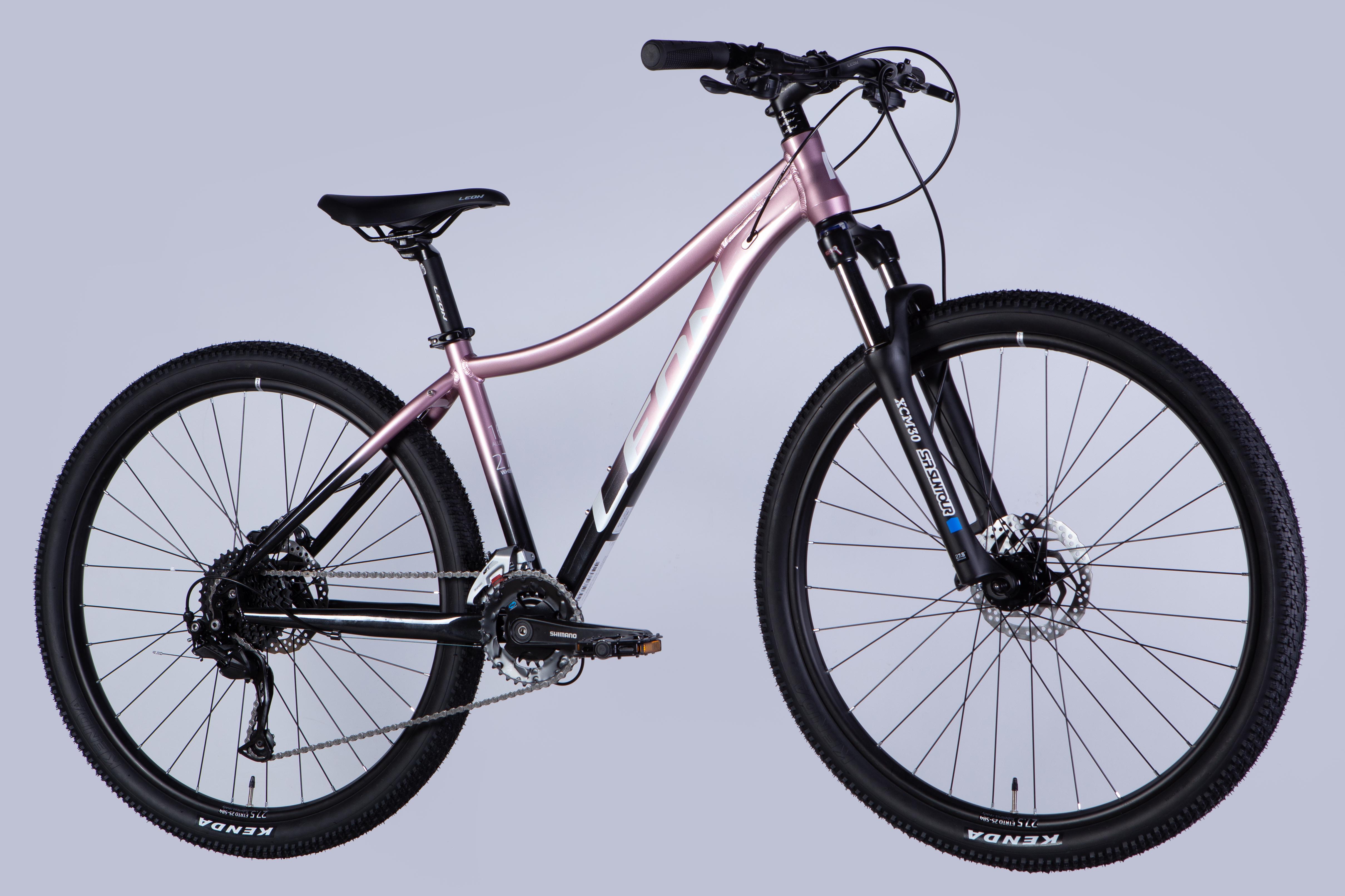 Велосипед Leon 2025 XC LADY 80 HDD AL 27,5" рама 16" Розовый с черным (OPS-LN-27,5-009) - фото 5 Велосипед Leon 2025 XC LADY 80 HDD AL 27,5" рама 16" Розовый с черным (OPS-LN-27,5-009) - фото 5