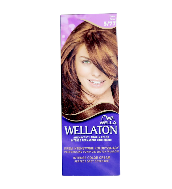 Крем-краска для волос Wellaton Intense 5/77 Какао 110 мл