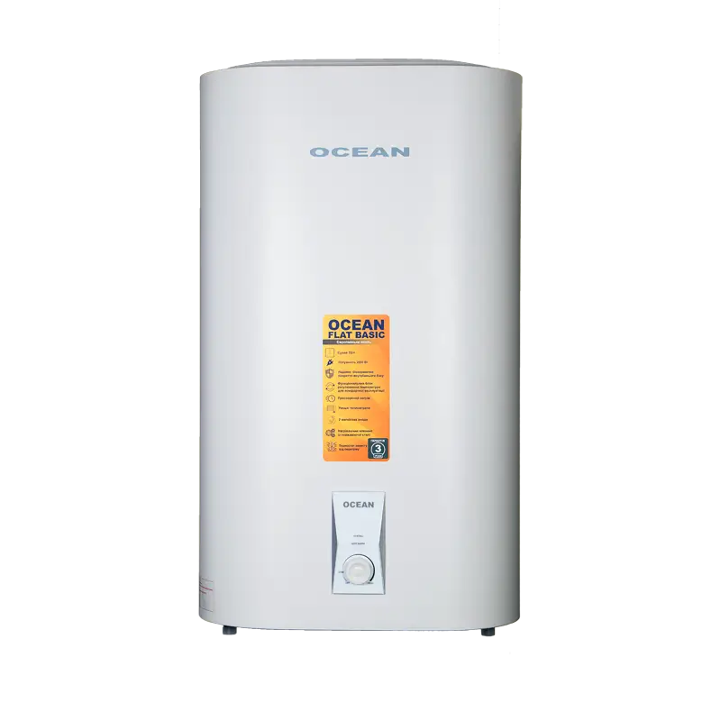 Бойлер Ocean FLAT BASIC RZB100М ET+DT сухой тен 100 л (38543418) Бойлер Ocean FLAT BASIC RZB100М ET+DT сухой тен 100 л (38543418)