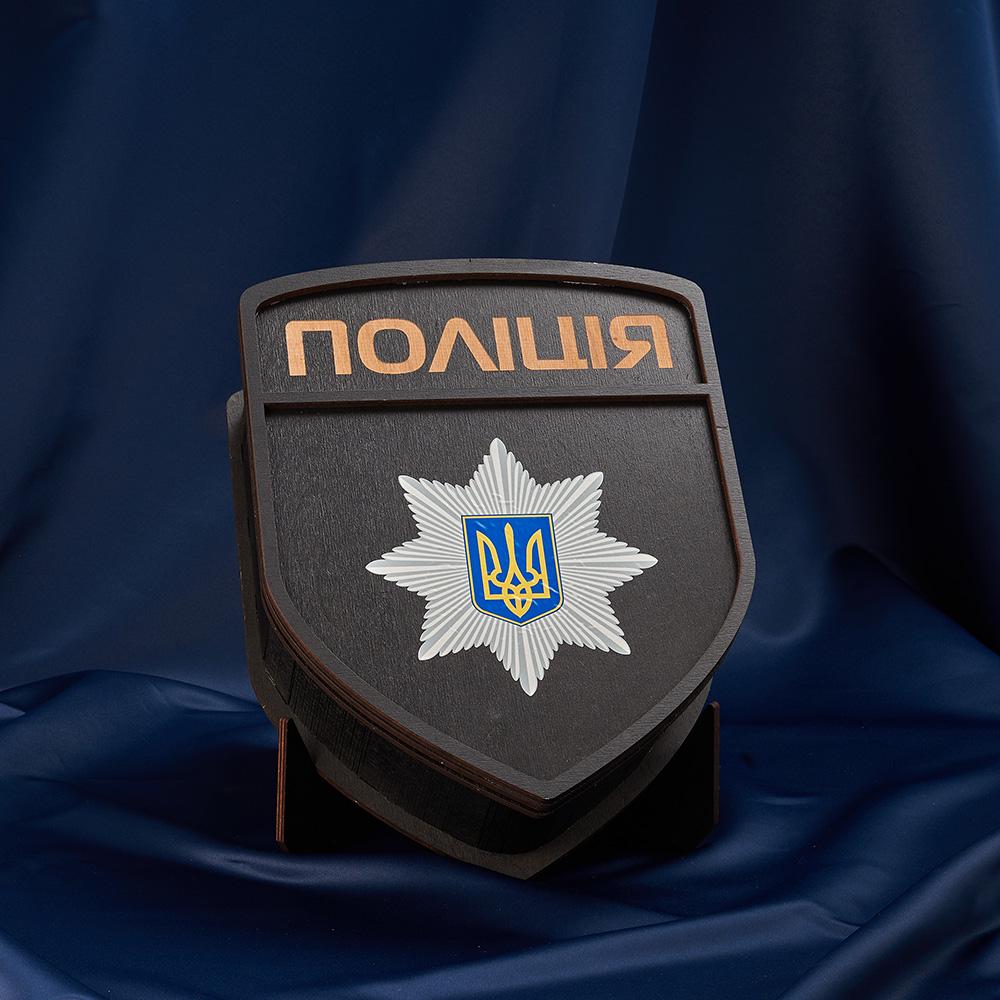 Подарочный набор рюмок с шевроном Полиция большой (28420151) - фото 10 Подарочный набор рюмок с шевроном Полиция большой (28420151) - фото 10