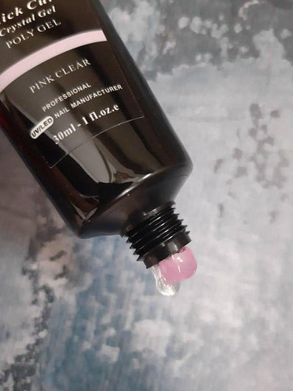 Полигель Vicky Nail 30 мл Pink Clear - фото 1