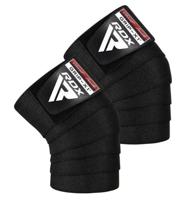Бинты на колени RDX K1 GYM Knee Wraps Full Black (WAH-K1FB)