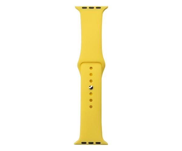 Ремешок Silicone One/Piece для Apple Watch 04 42/44 мм S Yellow