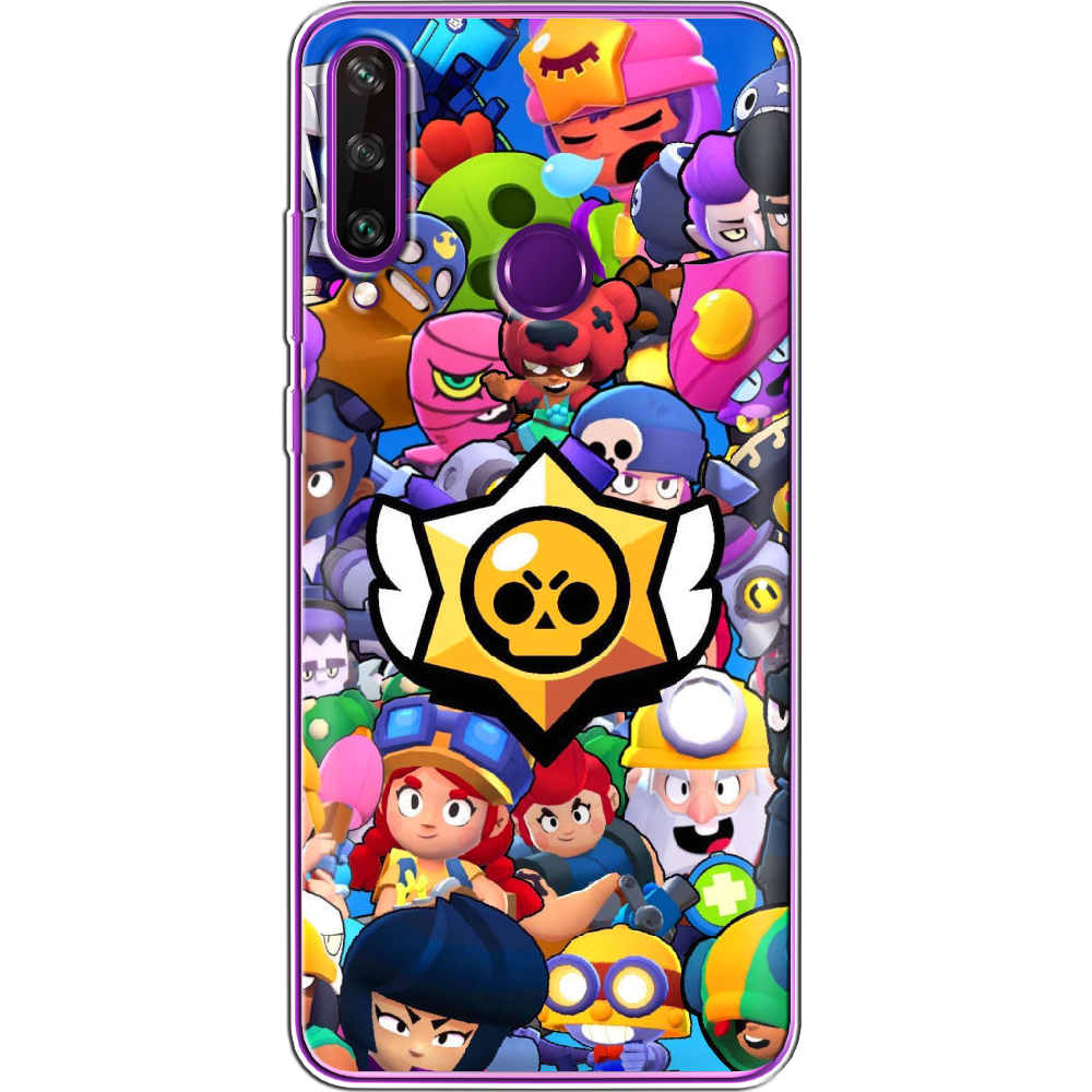 Чохол BoxFace Huawei Y6p Brawl Stars Прозорий силікон (40017-up2389-40017)