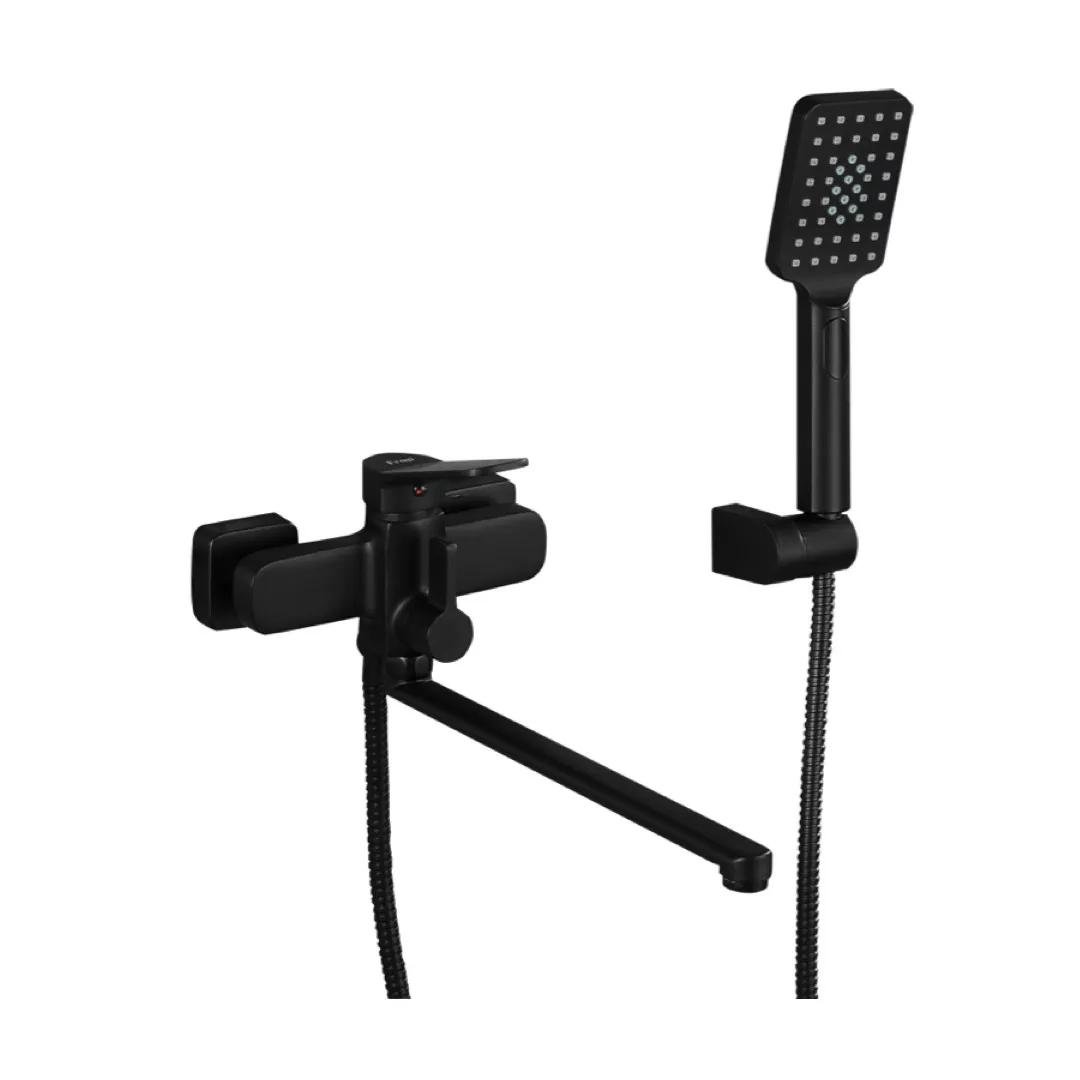 Змішувач для ванної Frap F2262 одноважільний Чорний (117263)