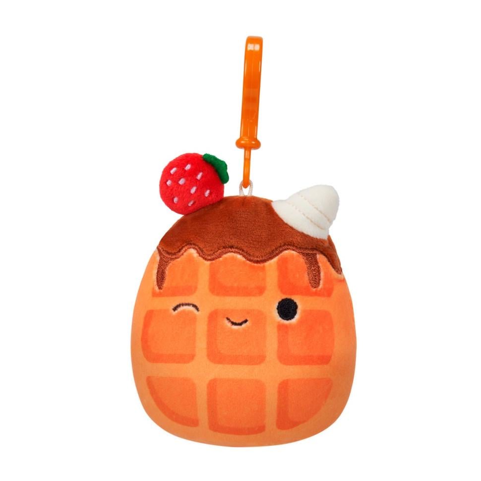 Мягкая игрушка на клипсе SQUISHMALLOWS Вафелька Вивер 9 см (IY-189-Y-432)