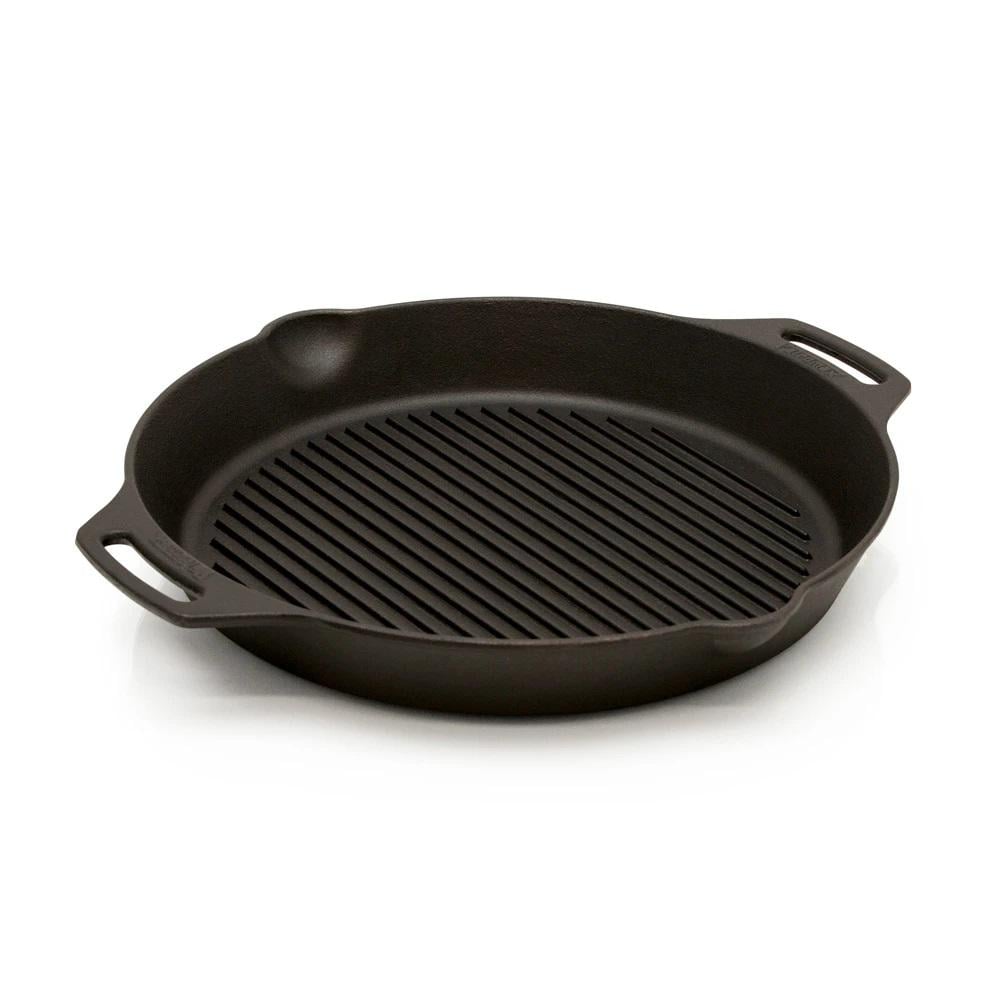 Сковорода-гриль чавунна Petromax Grill Fire Skillet з ручками-петлями 30 см (1017-gp35h-t)