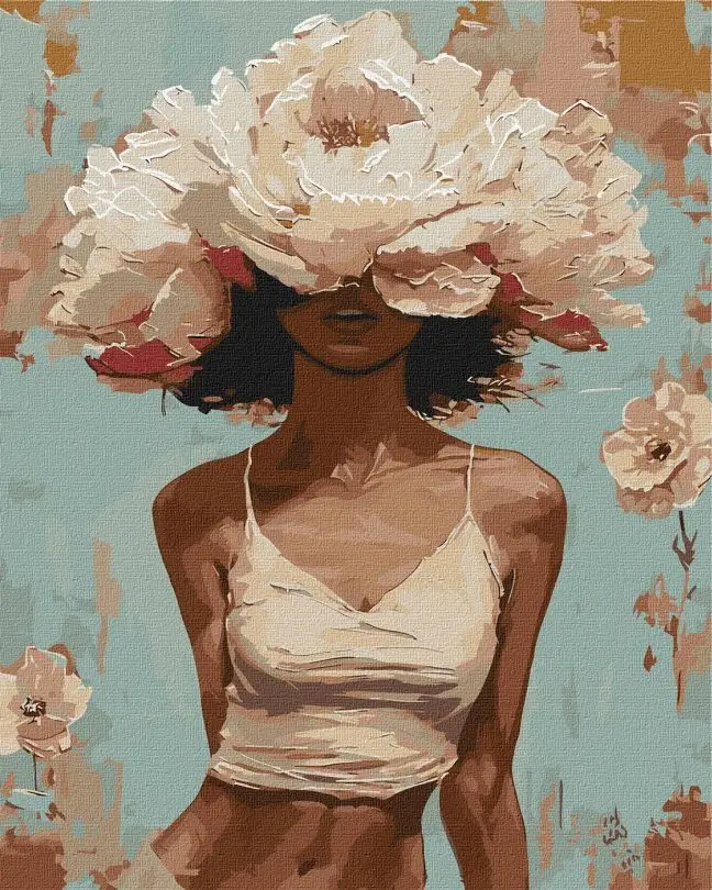 Картина по номерам Ideyka Цветущая красавица 40x50 см (KH8436)