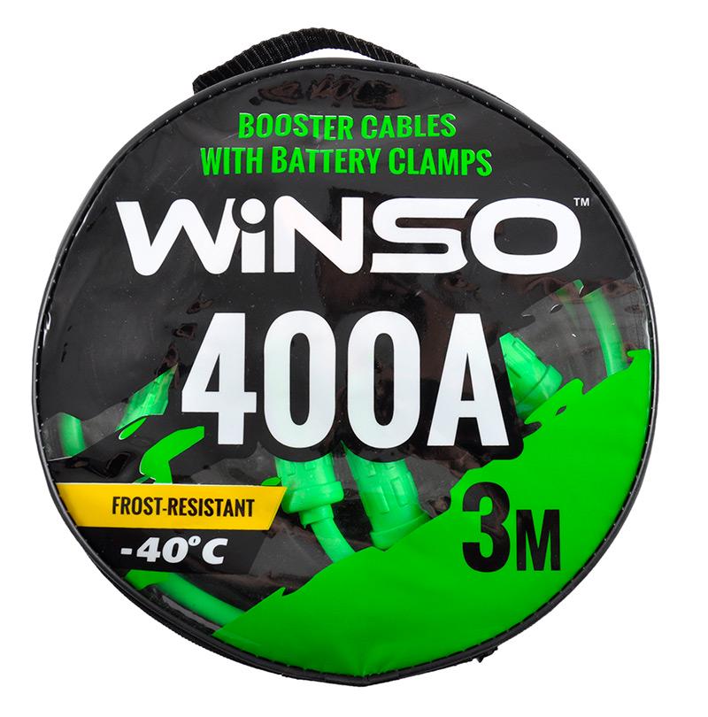 Пусковые провода WINSO 400 А 3 м круглая сумка 138430 (106472)