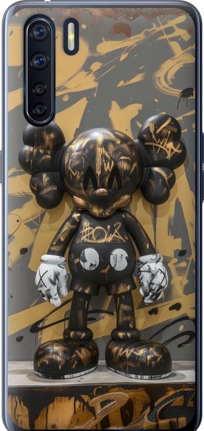 Чохол на Oppo A91 Bronze kaws (6097t-1884-42517)