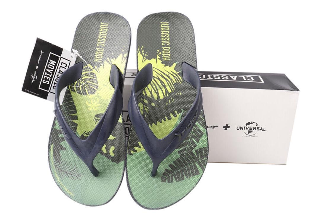 Вьетнамки мужские Rider из резины на низком ходу с открытой пяткой р. 43 Синий (1178-21LV)