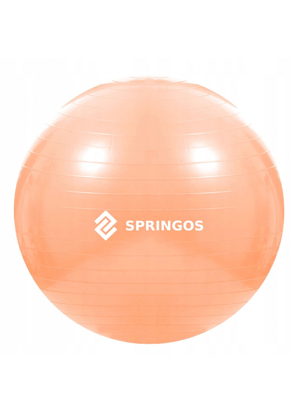Фітбол Springos Anti-Burst 55 см Помаранчевий (FB0010)