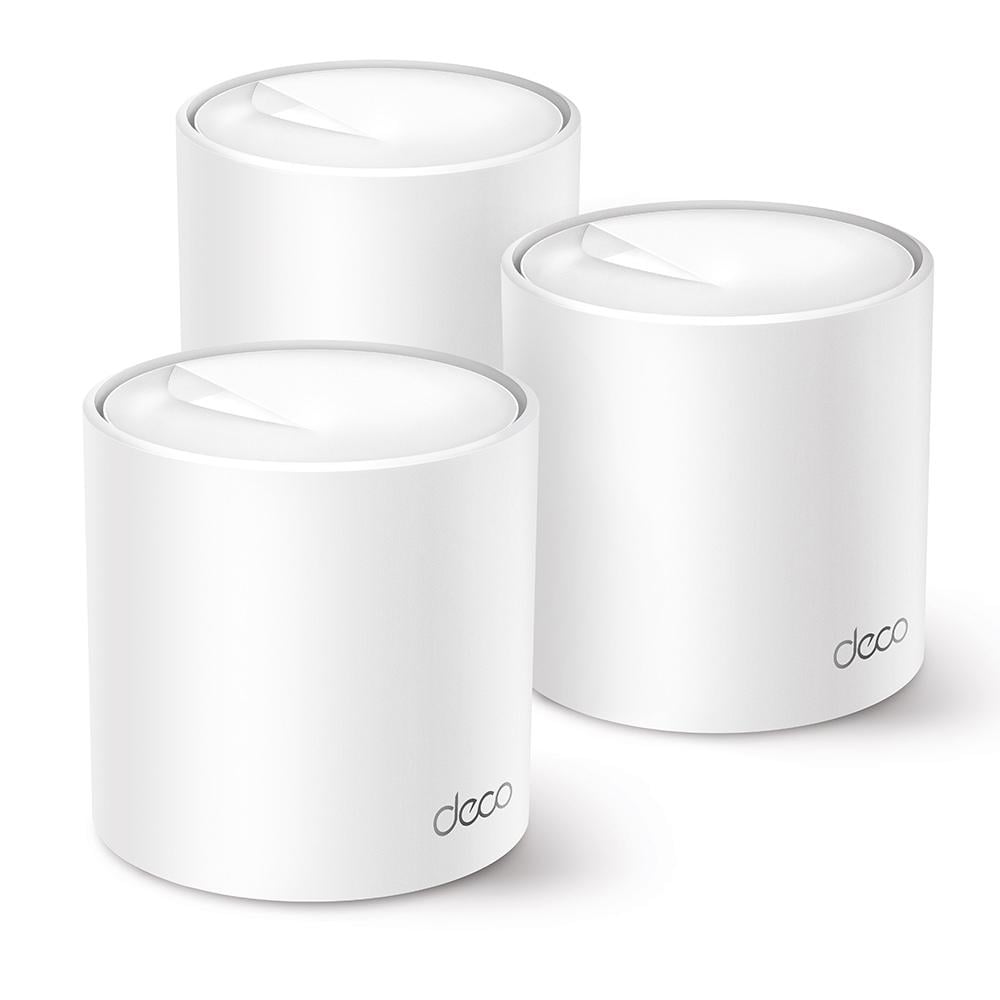 Бездротова система TP-Link Deco X50 3-pack Wi-Fi 6 до 3000 Mb/s 1x100/1000 Mb/s White