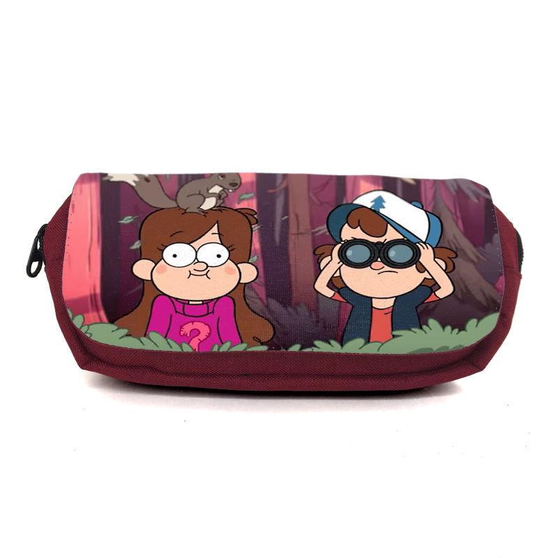 Пенал школьный Gravity Falls GFS-0016 Бордовый (1468272931)