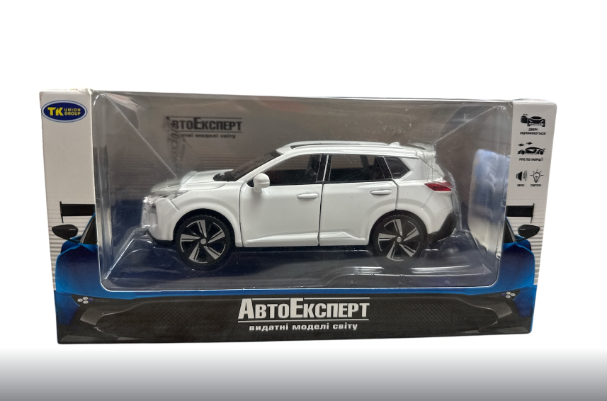Машинка TK-10415 Авто Експерт металопластик 1:32 звук світло інерція та рухомі елементи в коробці