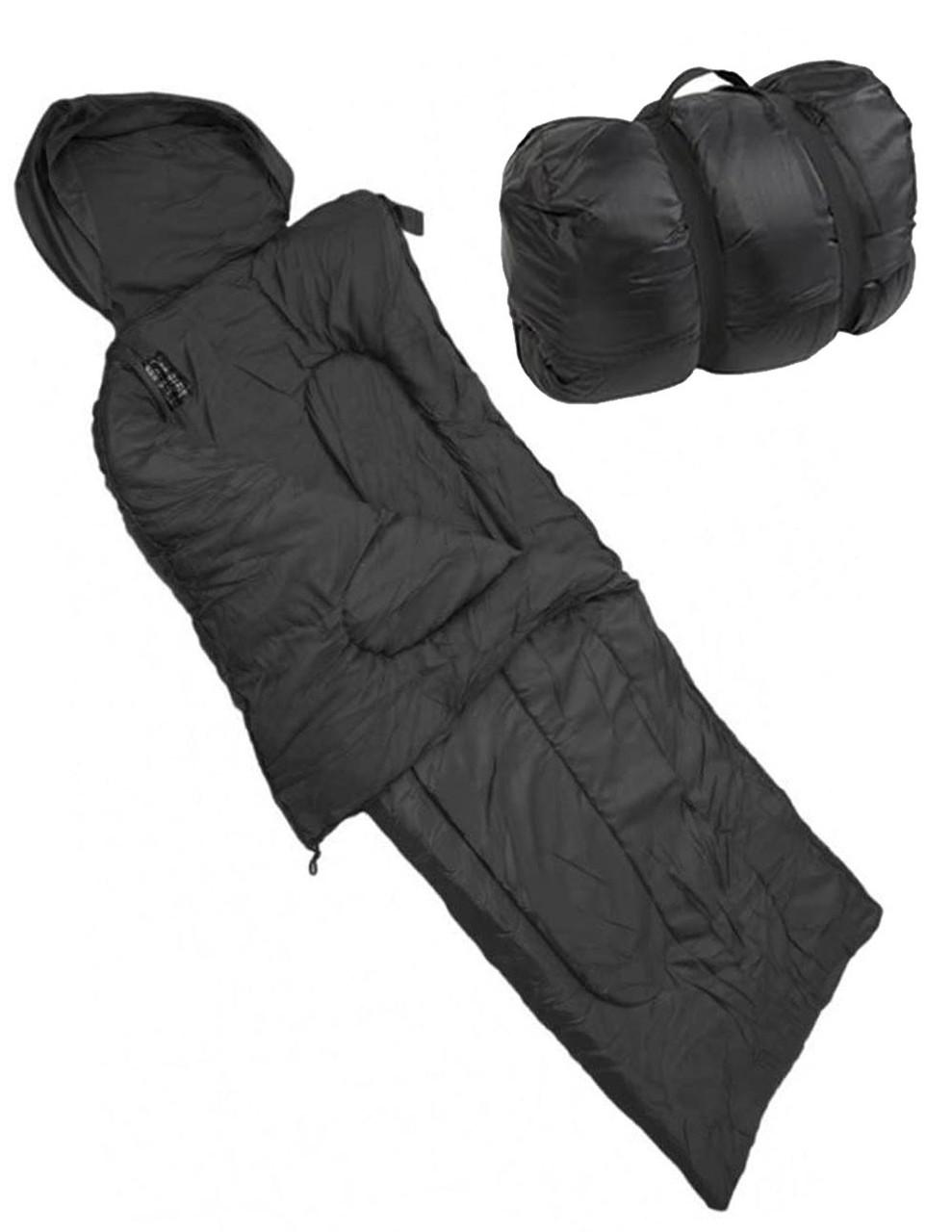 Спальный мешок демисезонный армейский Mil-Tec Pilot 0 °C Black (14101002) - фото 3