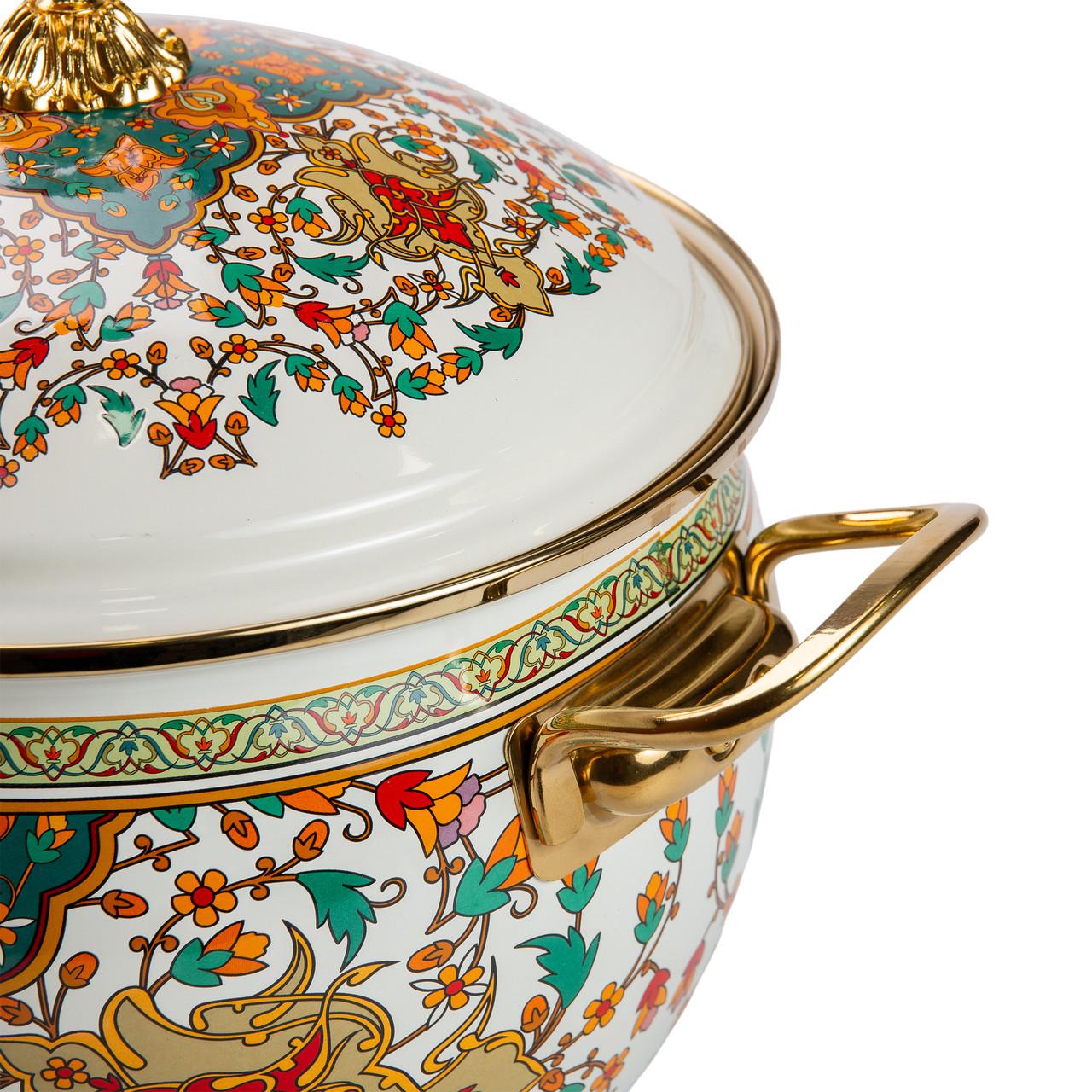 Каструля емальована для газових та електричних плит 5 л (HP-2-116) - фото 5 Каструля емальована для газових та електричних плит 5 л (HP-2-116) - фото 5