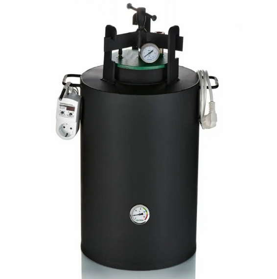 Автоклав електричний універсальний 30 л чорна сталь 2 кВт 24 банки 0,5 л (32512091)