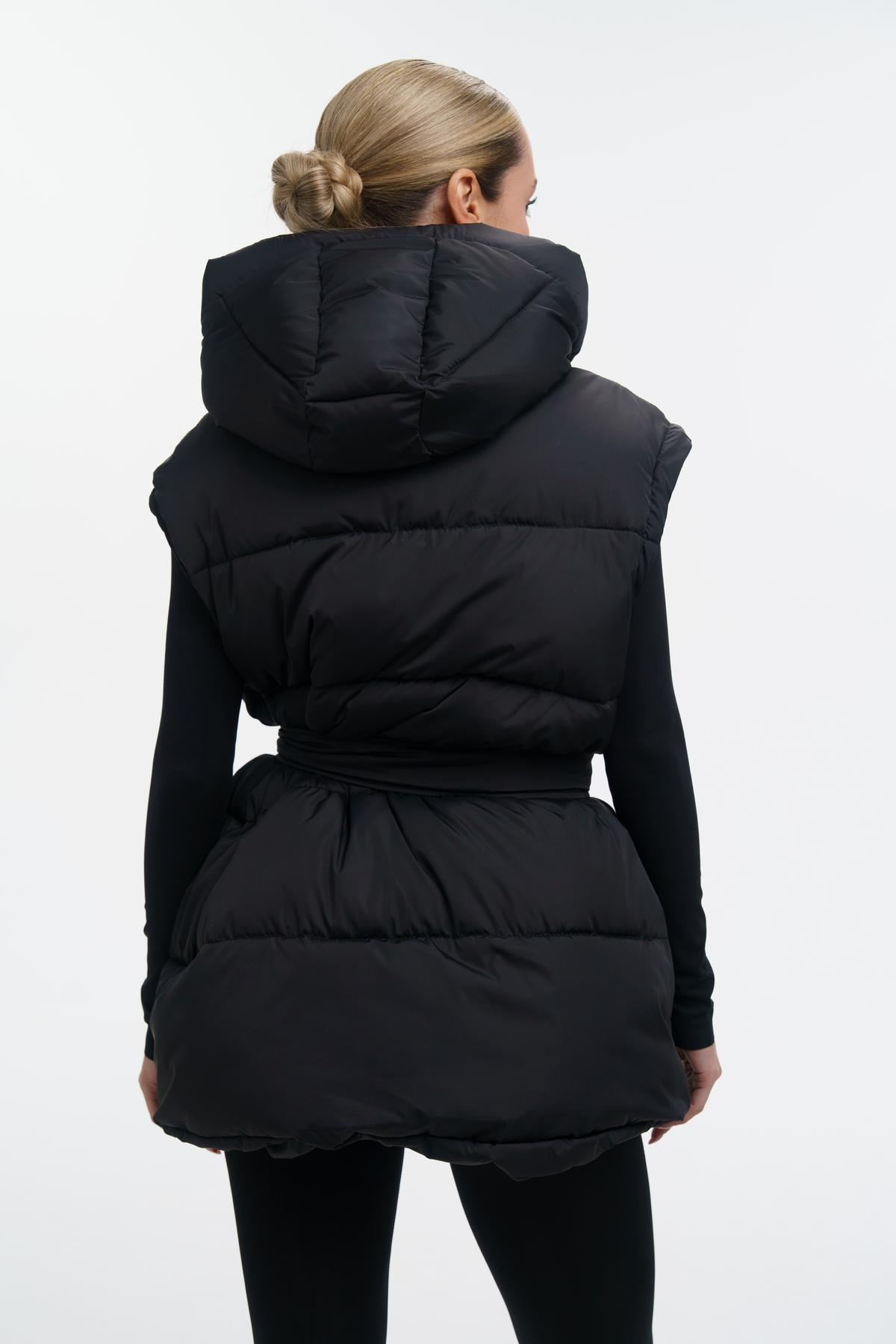 Пуховик-трансформер жіночий Intruder Mishele M Чорний (1148198652/M) - фото 4