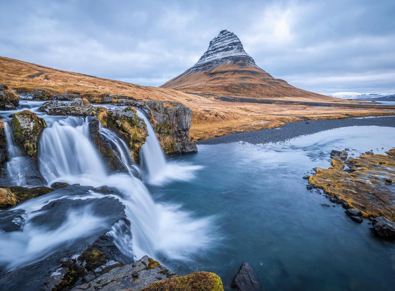 Картина на холсте Водопад 35x55 см (PR414)