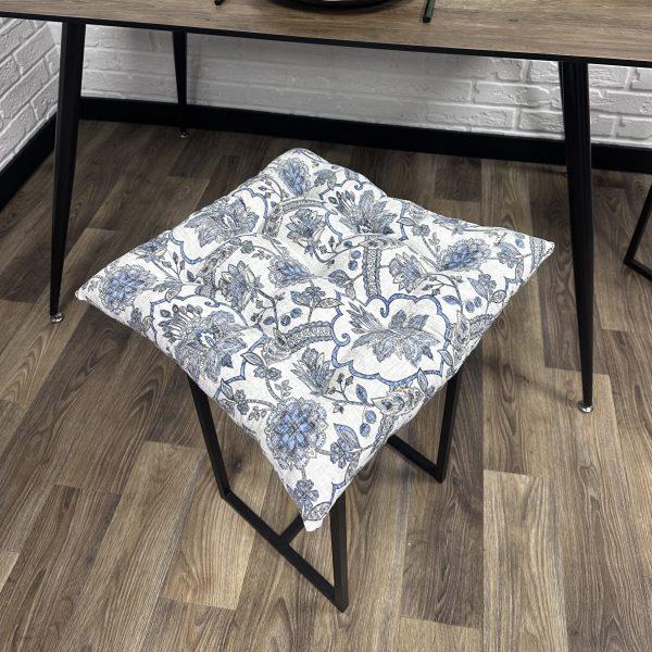 Сидушка Oriental flowers Comfort Home на стул/кресло/садовую мебель 40х40 см