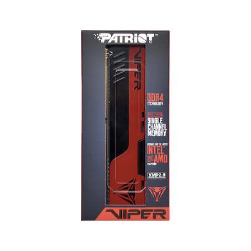 Оперативная память Patriot DDR4 Viper Elite II 8 Гб 2666 МГц CL16 PVE248G266C6 Black/Red (7caa5961) - фото 5