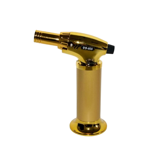 Газовая турбо зажигалка-горелка с пьезоподжигом DD-600 1300°C Gold (fd9ac092)