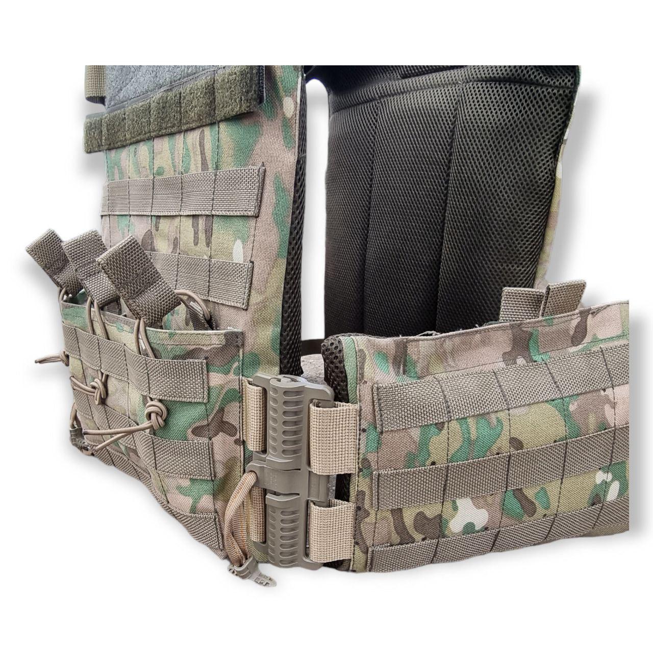 Плитоноска з швидким скиданням 3 підсумка типу АК - фото 4 Плитоноска з швидким скиданням 3 підсумка типу АК - фото 4