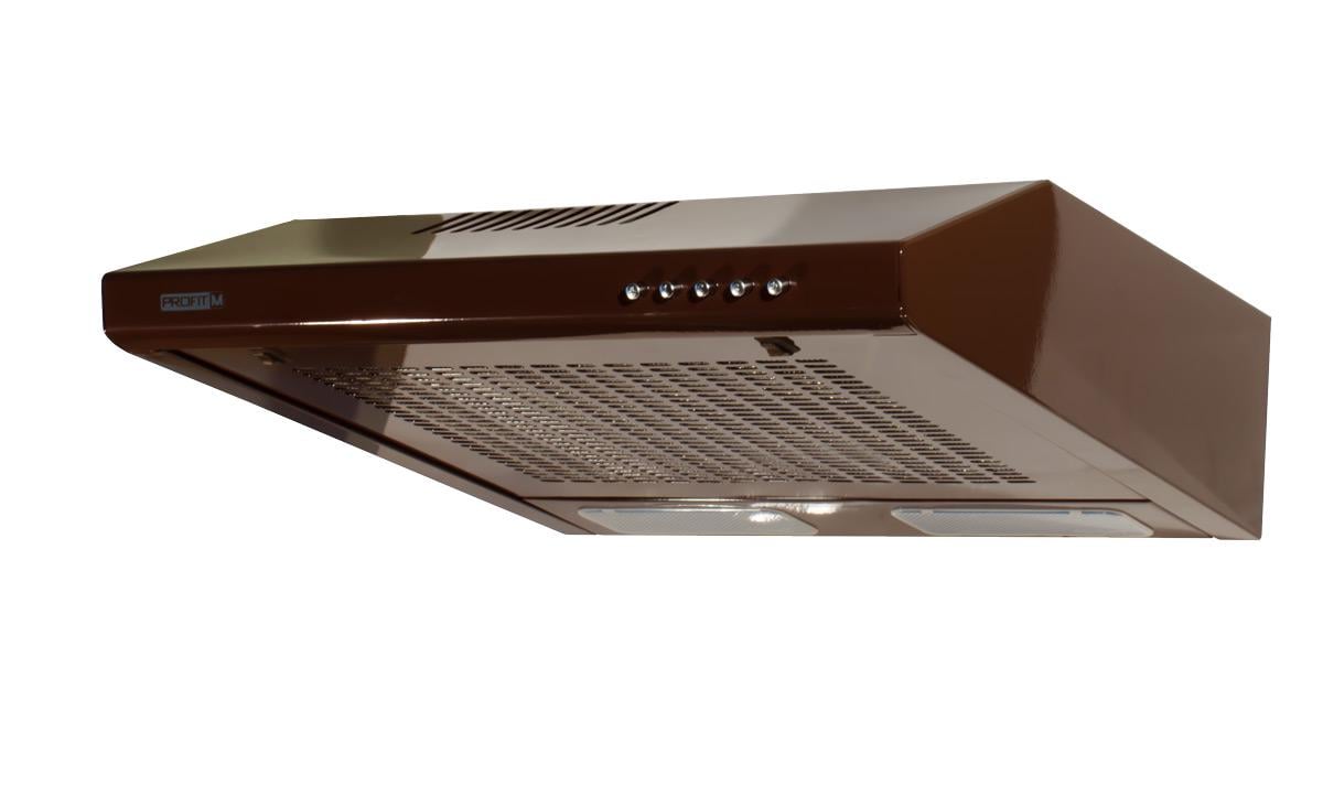 Витяжка кухонна ProfitM Плоска Турбо №1 60 см 420 м3 Коричневий (30320256)