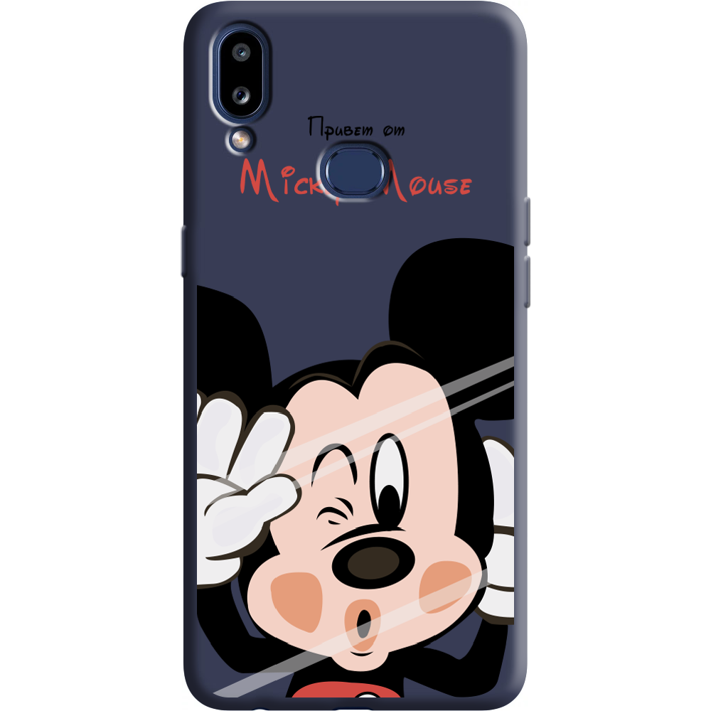 Чехол Boxface Samsung A107 Galaxy A10s Mister M Синий силикон (37944-cc58-38657)