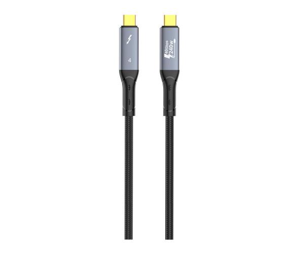 Кабель Data LDNIO TC11 Type-C to Type-C 1 м Black