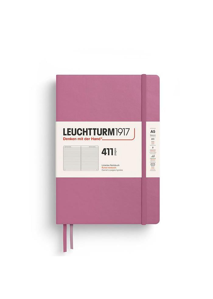 Блокнот Leuchtturm1917 средний линия Dusty Rose (372923) - фото 1 Блокнот Leuchtturm1917 средний линия Dusty Rose (372923) - фото 1